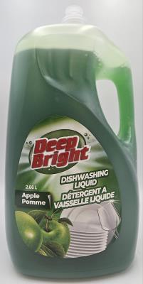 A1186 : Deep br. A1186 : Produits ménagers - Produits nettoyants - Liq. Vais. Pomme DEEP BR., LIQ. VAIS. POMME, pack 4 mega x 2.66l