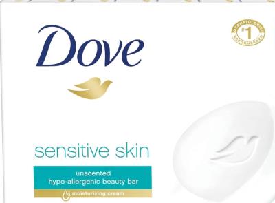 A2541-1 : Dove A2541-1 : Hygiène et santé - Savons et gels douche - Savon Barre  Sensible DOVE , SAVON BARRE  sensible, 56 x 106g(no upc)