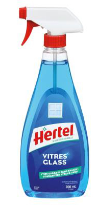 A424 : Hertel A424 : Produits ménagers - Produits nettoyants - Nett.vitres  (gachette ) HERTEL,NETT.VITRES  (gachette ), 12 x 700 ml