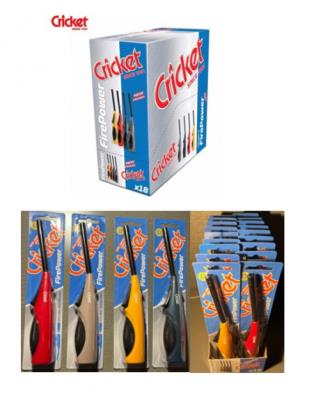 A70113 : Cricket A70113 : Accessoires & fournitures - Allume-feu - Briquets Long Bbq CRICKET , BRIQUETS LONG bbq  , 18 un