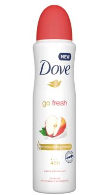 CA2290 : Dove CA2290 : Hygiène et santé - Déodorisants - Déo Spray Go Fresh Pom. & Thé Blanc(€) DOVE, déo SPRAY go fresh pom. & thé blanc(€) , 6 x 150 ml