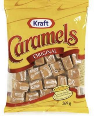 CG2196 : Kraft CG2196 : Confiseries - Bonbons - Bonbons Caramel KRAFT, BONBONS CARAMEL, 12 x 269g