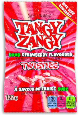 CG2899-JAN : Tangy zangy CG2899-JAN : Confiseries - Bonbons - Bonbons Surs Twist Fraises TANGY ZANGY,BONBONS SURS TWIST fraises, 14 x 127g