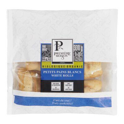 CG695-OU : Prem. moisson CG695-OU : Ingrédients de cuisine - Mélanges à pâte - Petits Pains Blanc Bio PREM. MOISSON, PETITS PAINS blanc BIO, 18 x 300g (MAG.)