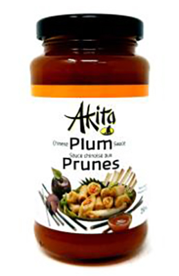 CH285 : Akita CH285 : Condiments - Sauces - Sauce Prunes AKITA , SAUCE PRUNES , 12 x 250 ML,(mi decembre 2024)