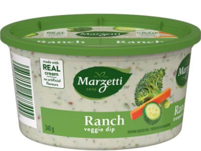 CH879-OU : Marzetti CH879-OU : Condiments - Sauces - Trempette Légumes Ranch MARZETTI,TREMPETTE légumes RANCH,12 x 340G