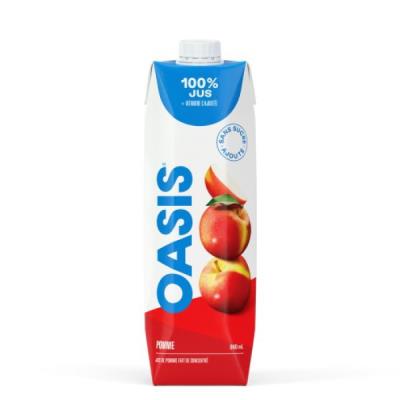 CJ880 : Oasis CJ880 : Breuvages - Jus - Jus De Pomme OASIS, JUS DE POMME, 12 x 960 ML