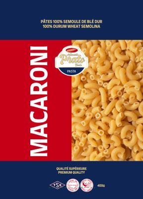 CN3675 : Prato CN3675 : Pâtes, riz et nouilles - Macaroni - Macaroni CoupÉ PRATO,MACARONI COUPÉ,24 x 400G