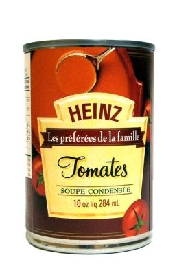 CS0002-OU : Heinz CS0002-OU : Conserves et bocaux - Soupes - Soupe Tomate HEINZ, SOUPE TOMATE, 24X284ML