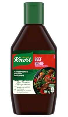 CS490 : Knorr CS490 : Ingrédients de cuisine - Divers - Bouillon Boeuf KNORR, BOUILLON boeuf, 12 x 250 ML