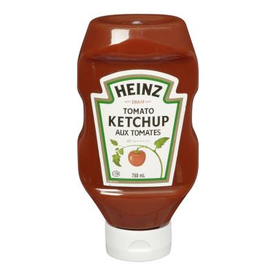 CT889 : Heinz CT889 : Condiments - Ketchup - Ketchup Sqz HEINZ, KETCHUP sqz , 12 MEGA  x 750 ML