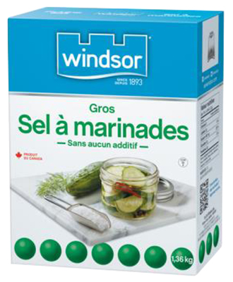 E7037 : Windsor E7037 : Condiments - Sel - Gros Sel Marinades WINDSOR, GROS SEL marinades, 12 x 1.36 KG