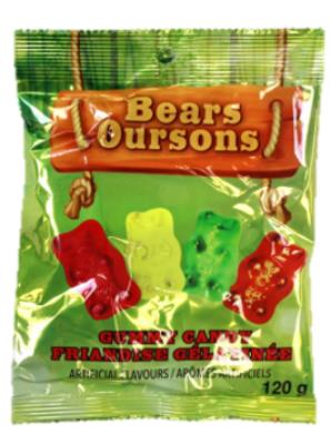 G441-NOV : Gummy zone G441-NOV : Confiseries - Bonbons - Oursons Gelatine GUMMY ZONE,  oursons GELATINE, 24  x 120g