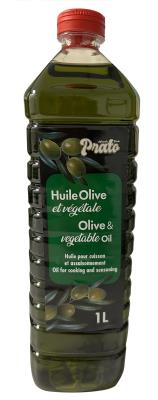 H0053 : Prato H0053 : Huiles et vinaigres - Huile - Huile Olives & Vegetale PRATO , HUILE OLIVES & vegetale  , 12 x 1L